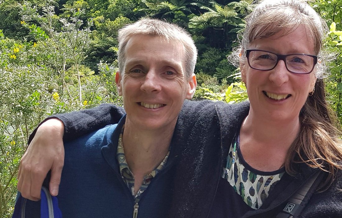 Judi Lapsley Miller and Linton Miller at Zealandia EcoSanctuary